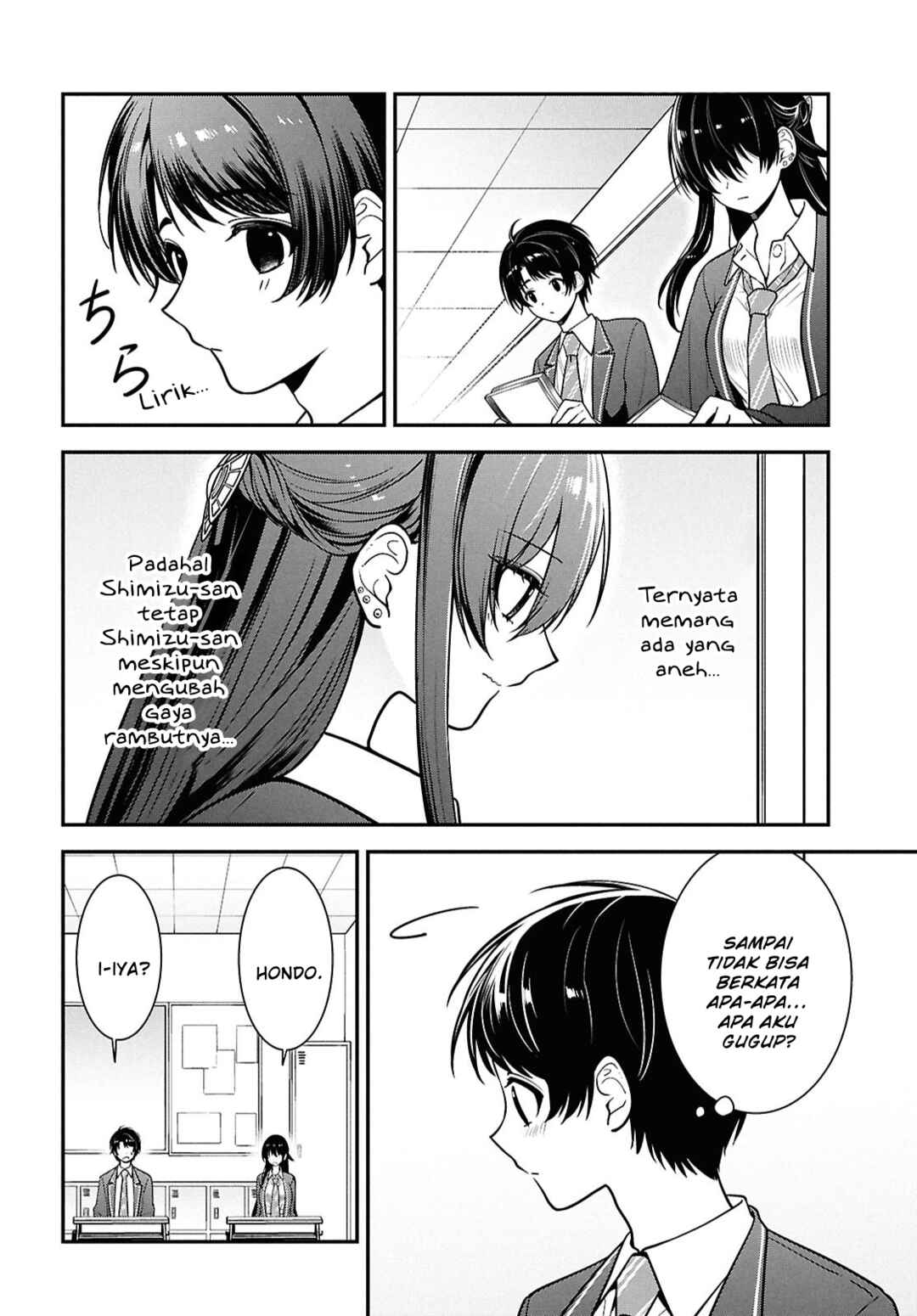 Tonari no Seki no Yankee Shimizu-san ga Kami wo Kuroku Sometekita Chapter 11 - Page 30