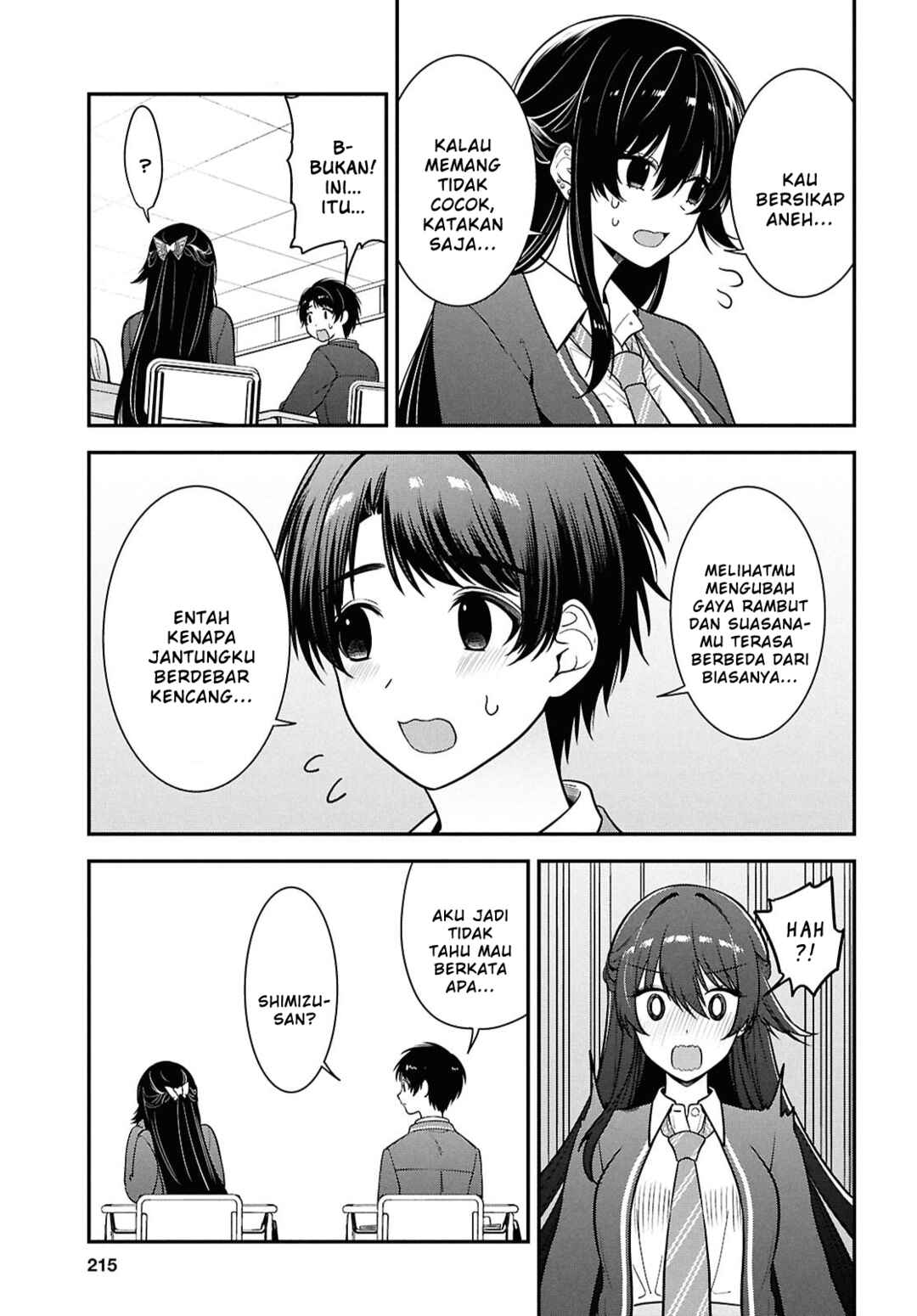 Tonari no Seki no Yankee Shimizu-san ga Kami wo Kuroku Sometekita Chapter 11 - Page 31