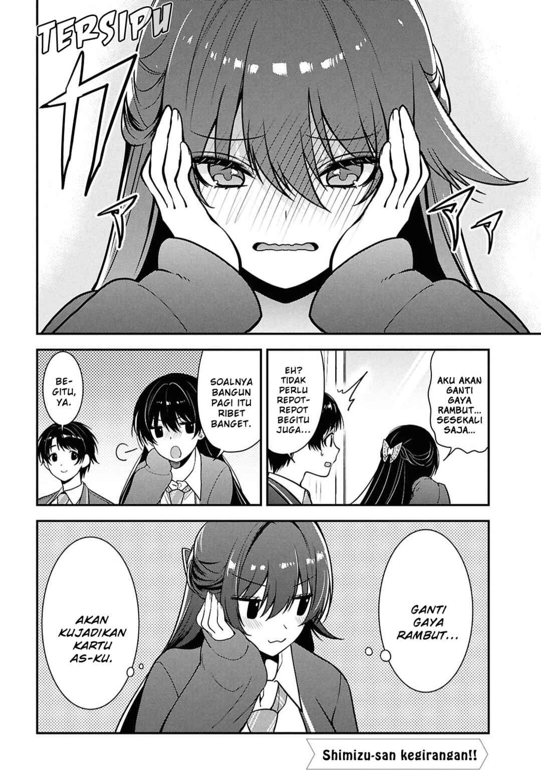 Tonari no Seki no Yankee Shimizu-san ga Kami wo Kuroku Sometekita Chapter 11 - Page 32