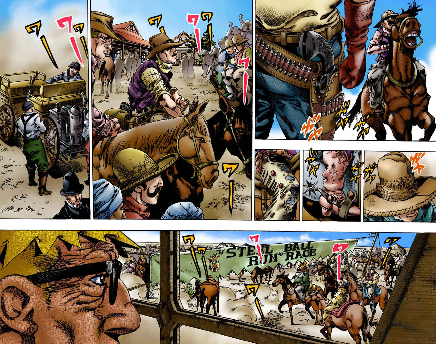 JoJo no Kimyou na Bouken: Part 7 - Steel Ball Run Color-ban Chapter 1 - Page 27