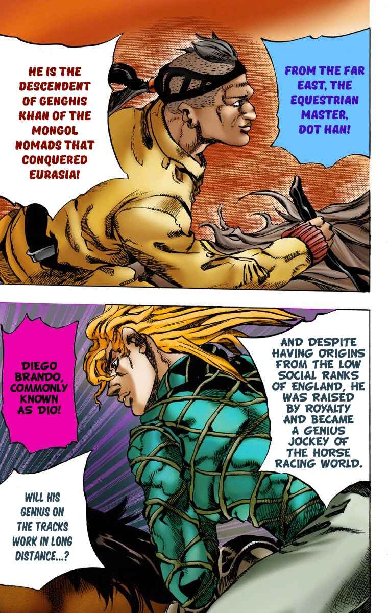 JoJo no Kimyou na Bouken: Part 7 - Steel Ball Run Color-ban Chapter 1 - Page 36
