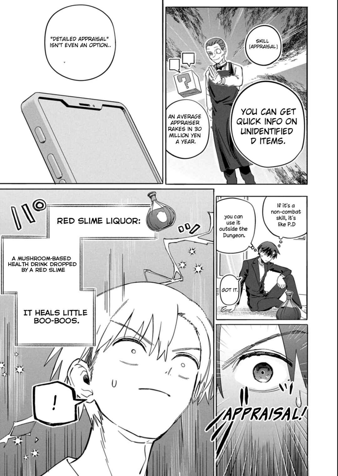 Kouun no Shokichi ga Ijou ni Takakatta Koukousei ga, Kanzume Gacha de Te ni Ireta Skill wo Tsukatte Gendai Dungeon de Saikyou ni Naru Monogatari Chapter 4.2 - Page 1