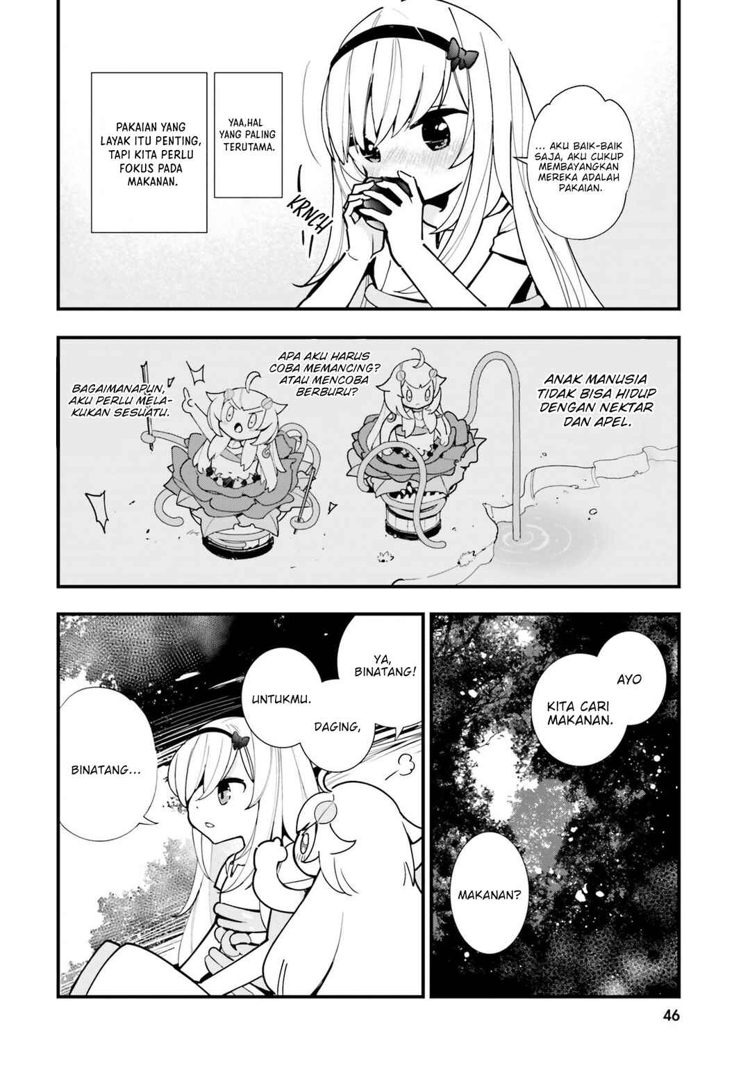 Shokubutsu Monster Musume Nikki: Seijo datta Watashi ga Uragirareta Hate ni Alraune ni Tensei Shite Shimatta node, kore kara wa Kougousei o Shinagara Shizuka ni Shokubutsu Life o Sugoshimasu Chapter 17 - Page 11