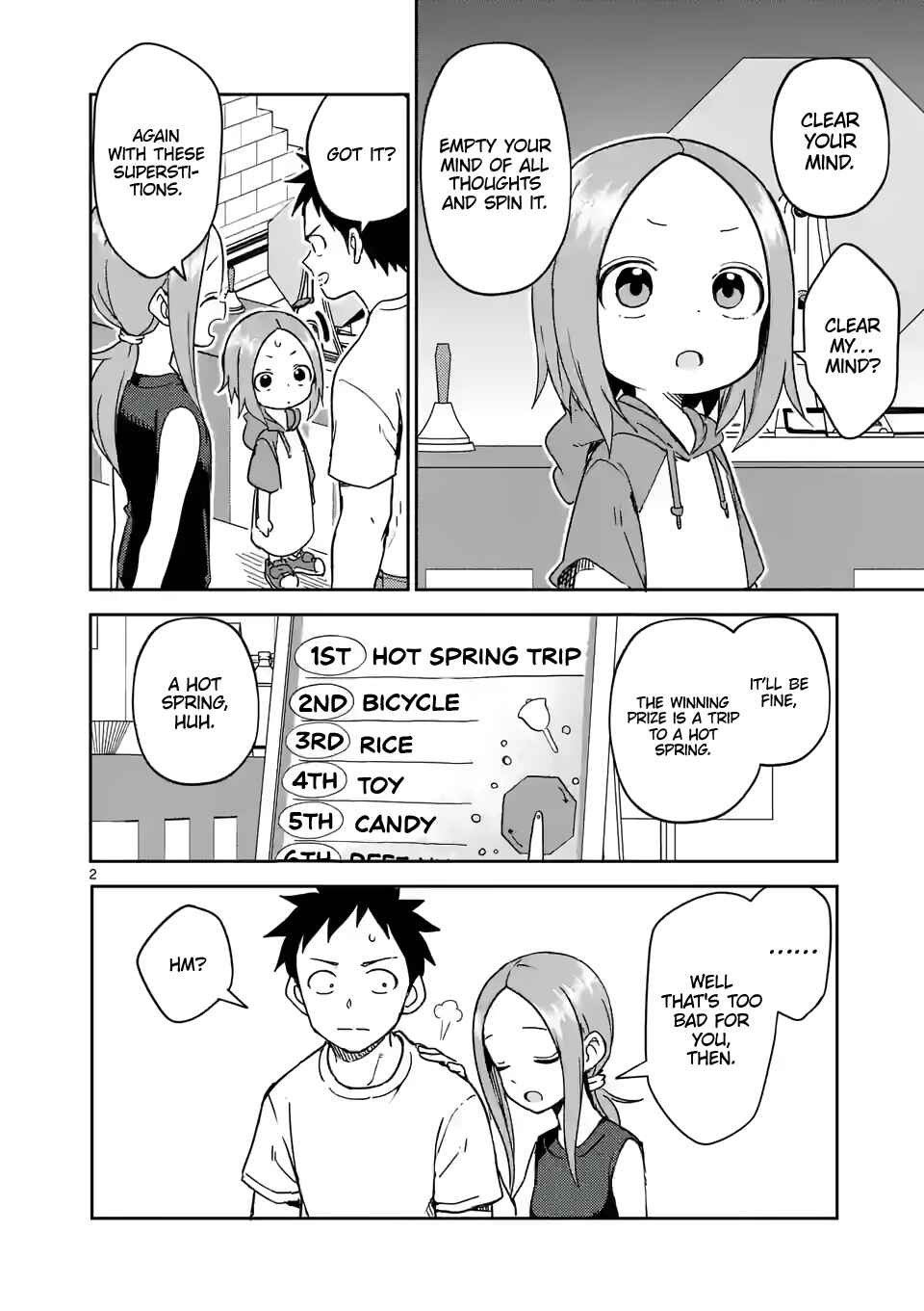 Karakai Jouzu no (Moto) Takagi-san Chapter 238 - Page 2