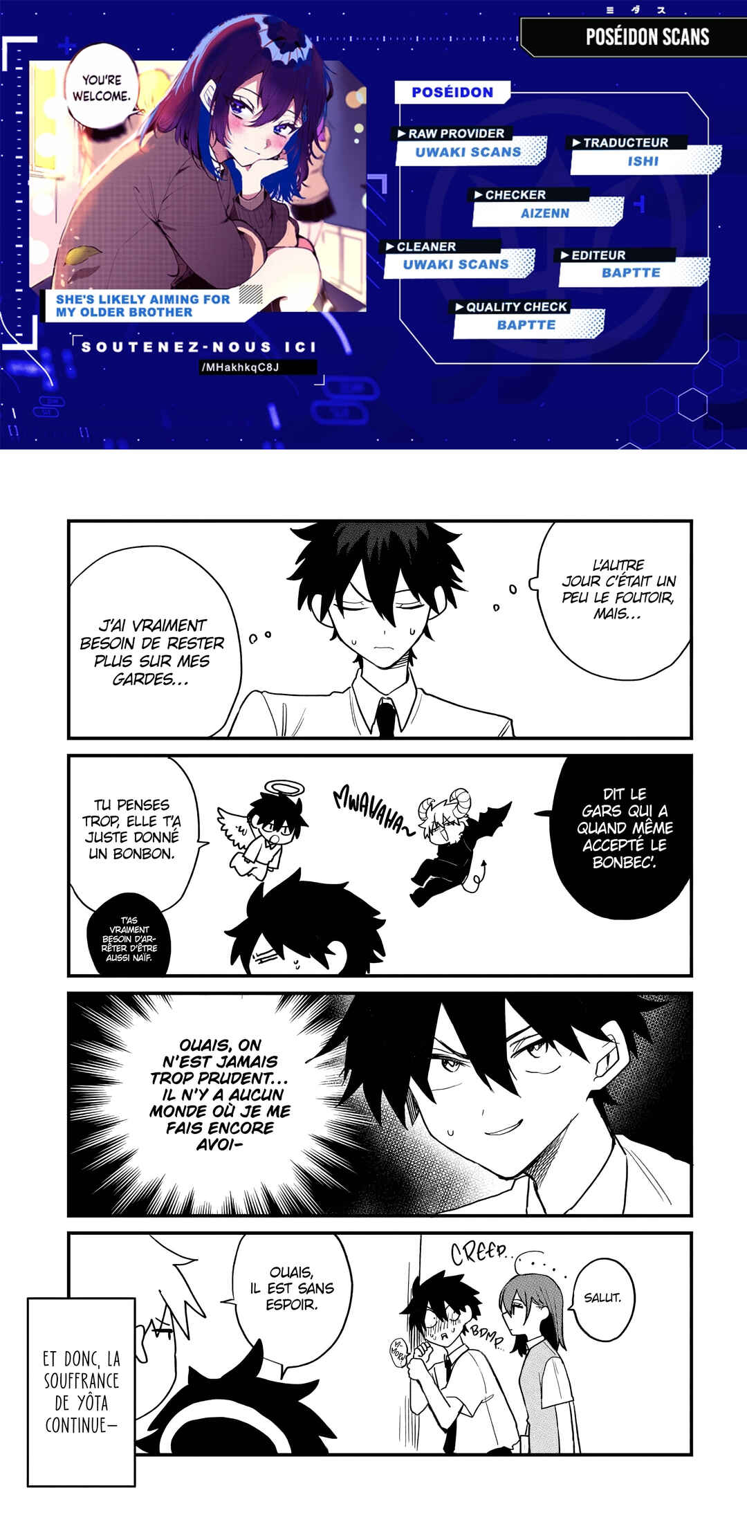 Osoraku Kanojo wa Ore no Aniki wo Neratteru Chapter 12.5 - Page 1