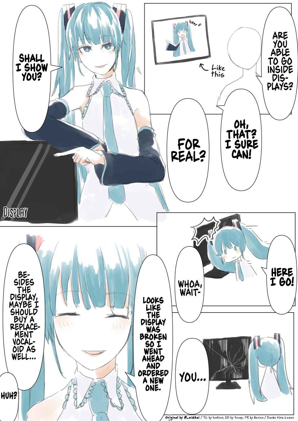 VOCALOID - The Daily Life of Master & Hatsune Miku (Doujinshi) Chapter 42 - Page 1