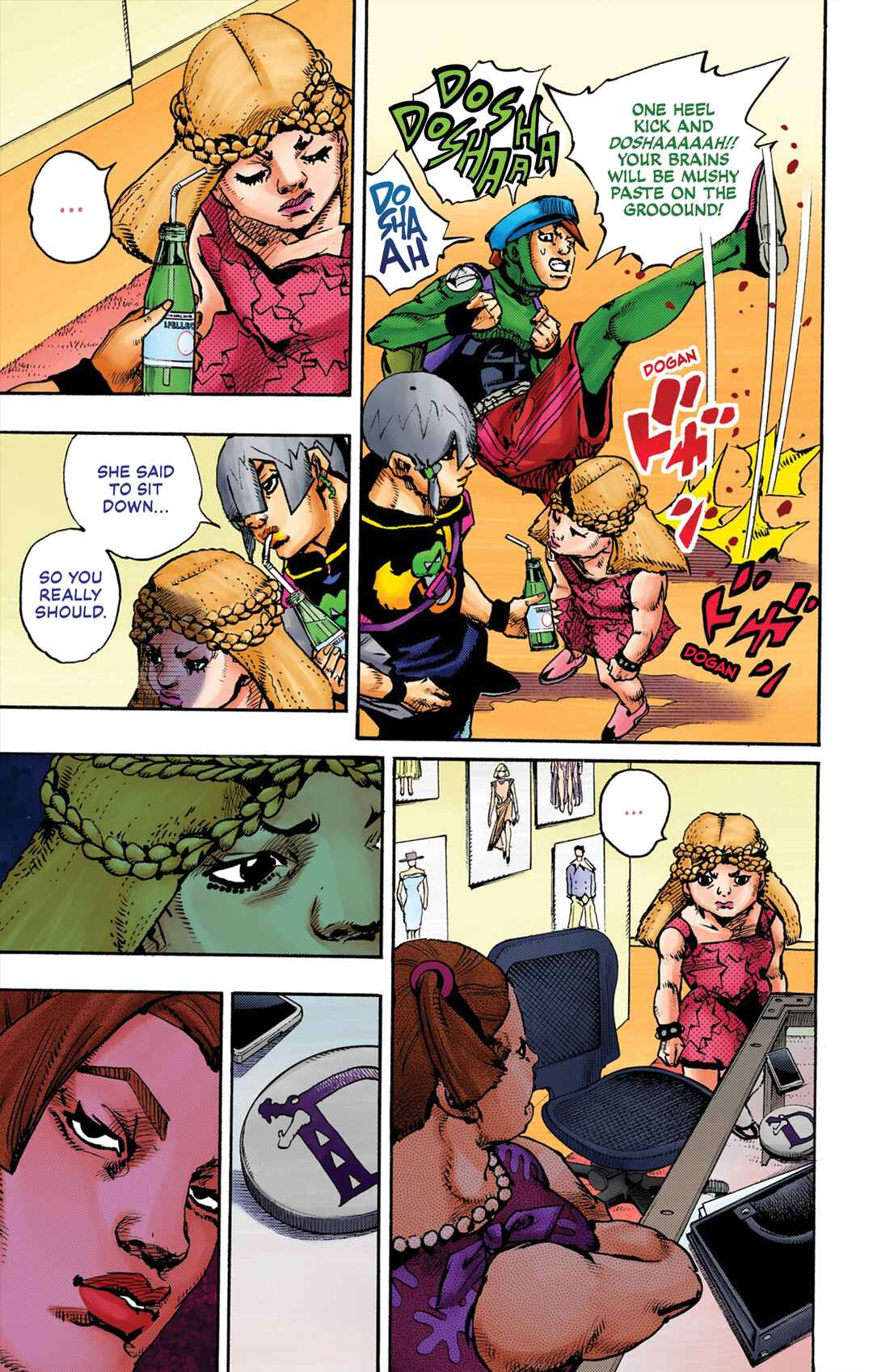 JoJo no Kimyou na Bouken Dai-9-bu: The JOJOLands Color-ban Chapter 21 - Page 16