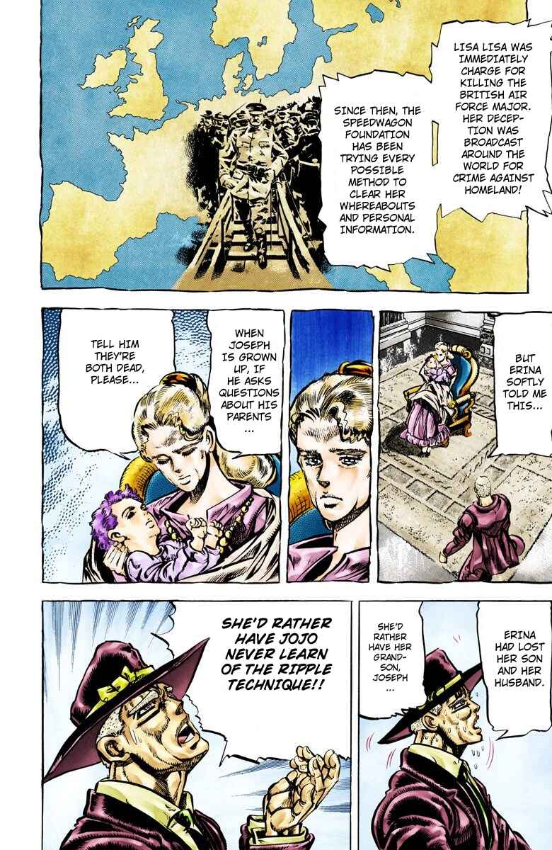 JoJo no Kimyou na Bouken: Part 2 - Sentou Chouryuu Color-ban Chapter 64 - Page 12