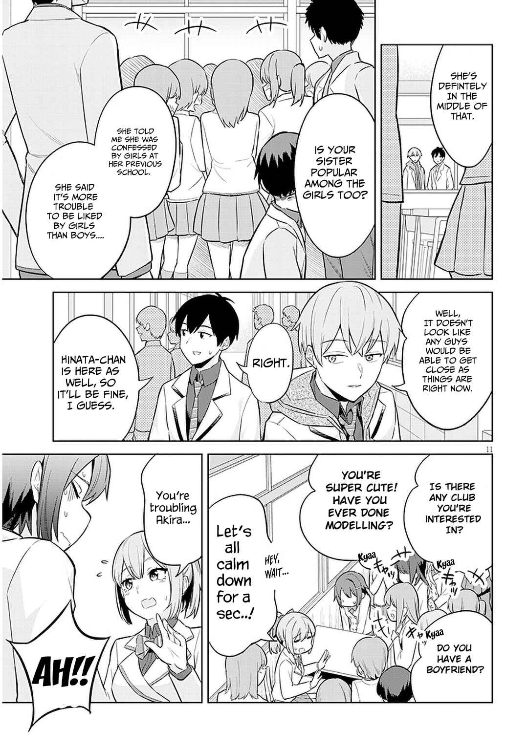 Jitsu wa Imouto deshita. ~Saikin Dekita Giri no Otouto no Kyorikan ga Yatara Chikai Wake~ Chapter 7 - Page 11