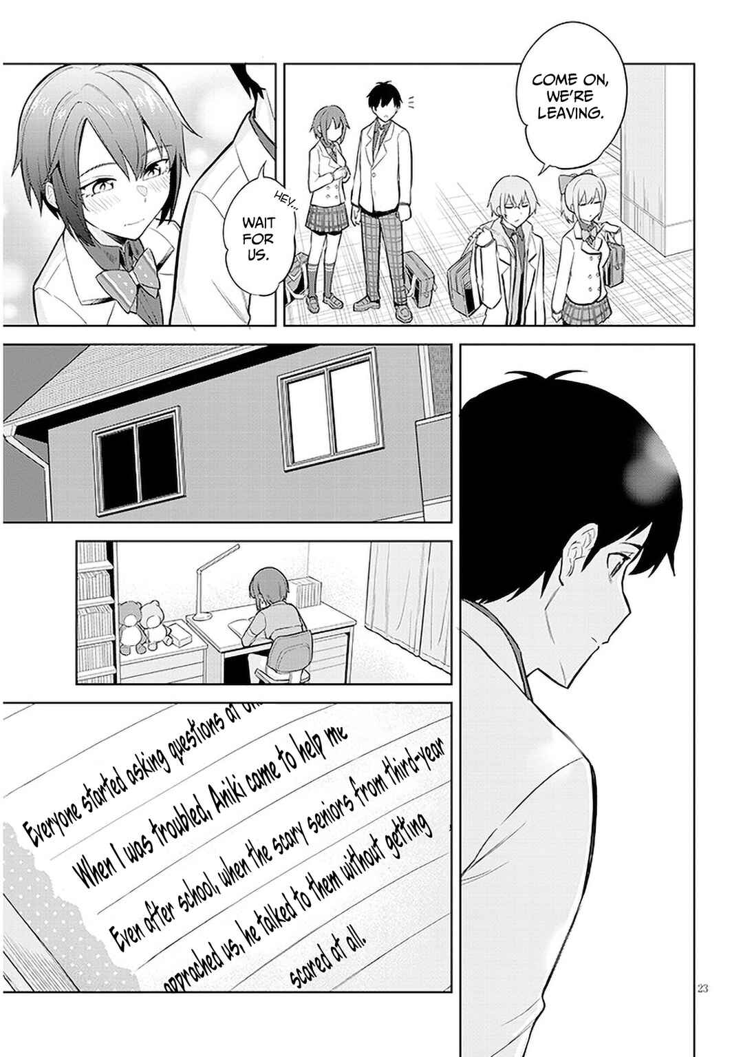 Jitsu wa Imouto deshita. ~Saikin Dekita Giri no Otouto no Kyorikan ga Yatara Chikai Wake~ Chapter 7 - Page 23