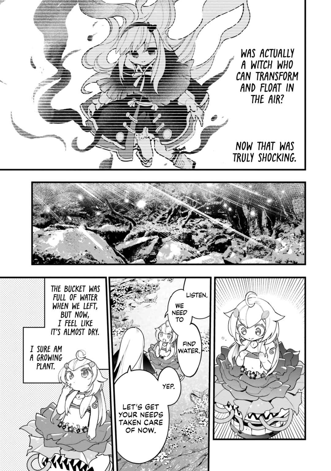 Shokubutsu Monster Musume Nikki: Seijo datta Watashi ga Uragirareta Hate ni Alraune ni Tensei Shite Shimatta node, kore kara wa Kougousei o Shinagara Shizuka ni Shokubutsu Life o Sugoshimasu Chapter 16 - Page 10