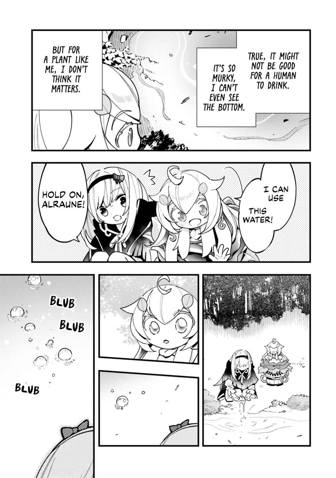 Shokubutsu Monster Musume Nikki: Seijo datta Watashi ga Uragirareta Hate ni Alraune ni Tensei Shite Shimatta node, kore kara wa Kougousei o Shinagara Shizuka ni Shokubutsu Life o Sugoshimasu Chapter 16 - Page 12