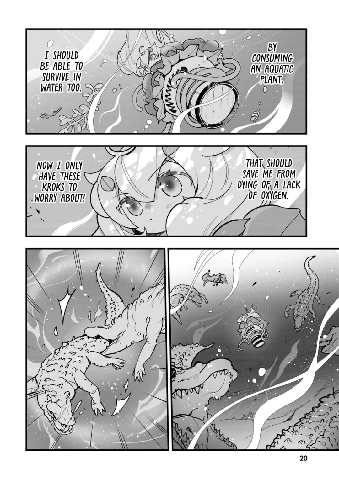 Shokubutsu Monster Musume Nikki: Seijo datta Watashi ga Uragirareta Hate ni Alraune ni Tensei Shite Shimatta node, kore kara wa Kougousei o Shinagara Shizuka ni Shokubutsu Life o Sugoshimasu Chapter 16 - Page 19