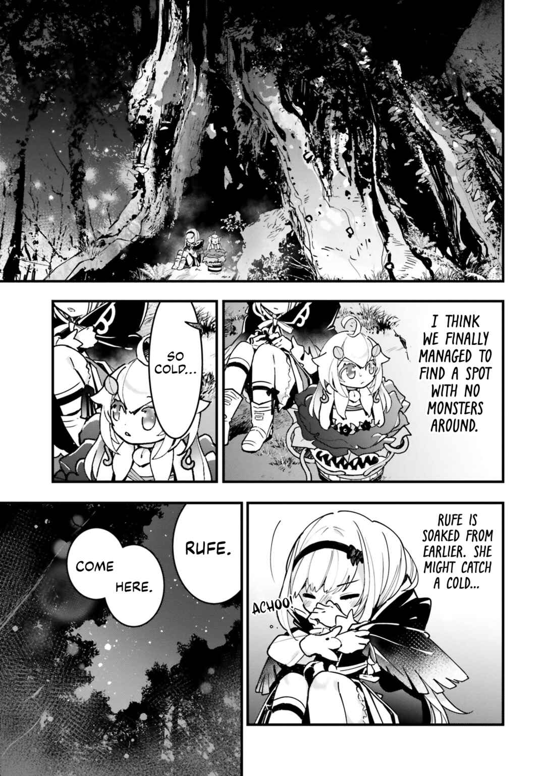 Shokubutsu Monster Musume Nikki: Seijo datta Watashi ga Uragirareta Hate ni Alraune ni Tensei Shite Shimatta node, kore kara wa Kougousei o Shinagara Shizuka ni Shokubutsu Life o Sugoshimasu Chapter 16 - Page 28
