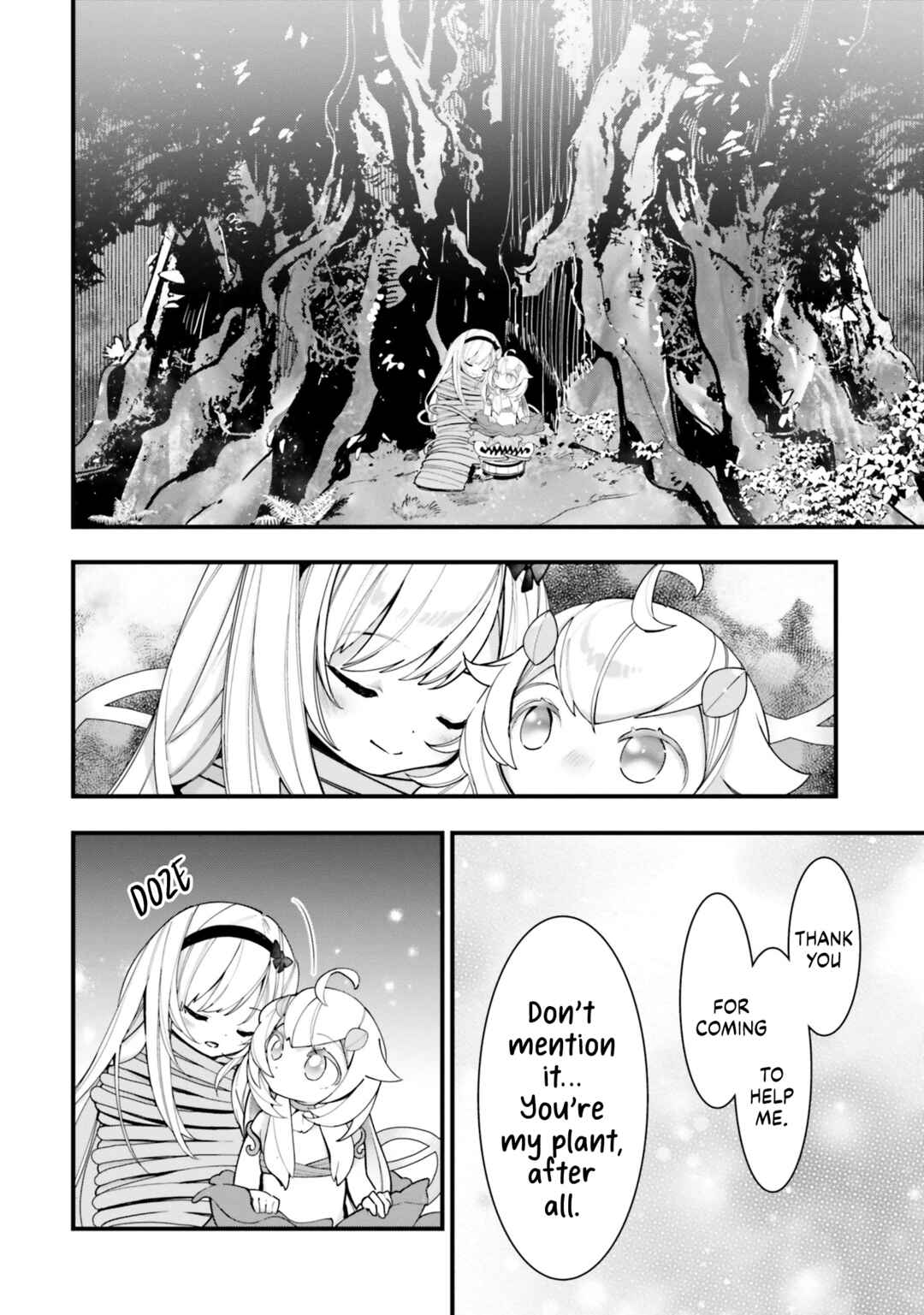 Shokubutsu Monster Musume Nikki: Seijo datta Watashi ga Uragirareta Hate ni Alraune ni Tensei Shite Shimatta node, kore kara wa Kougousei o Shinagara Shizuka ni Shokubutsu Life o Sugoshimasu Chapter 16 - Page 31