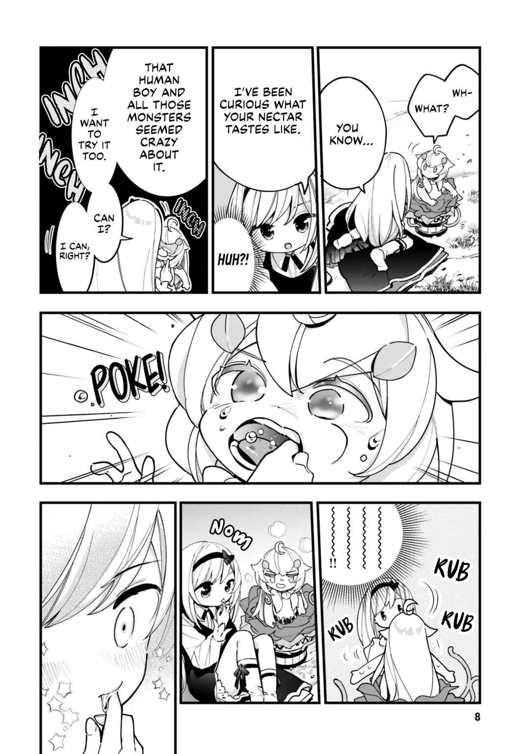 Shokubutsu Monster Musume Nikki: Seijo datta Watashi ga Uragirareta Hate ni Alraune ni Tensei Shite Shimatta node, kore kara wa Kougousei o Shinagara Shizuka ni Shokubutsu Life o Sugoshimasu Chapter 16 - Page 7