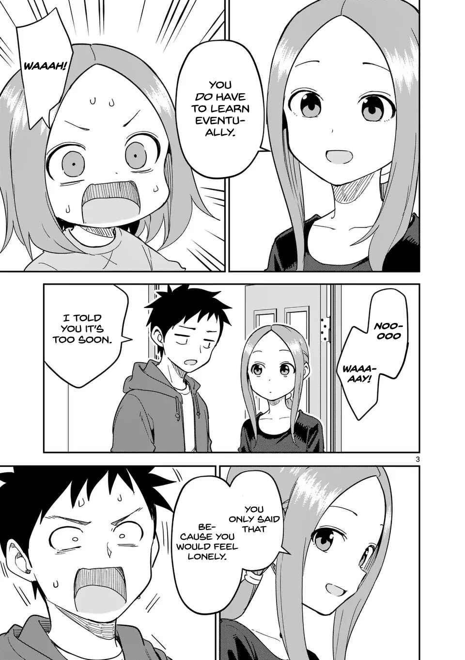 Karakai Jouzu no (Moto) Takagi-san Chapter 308 - Page 3