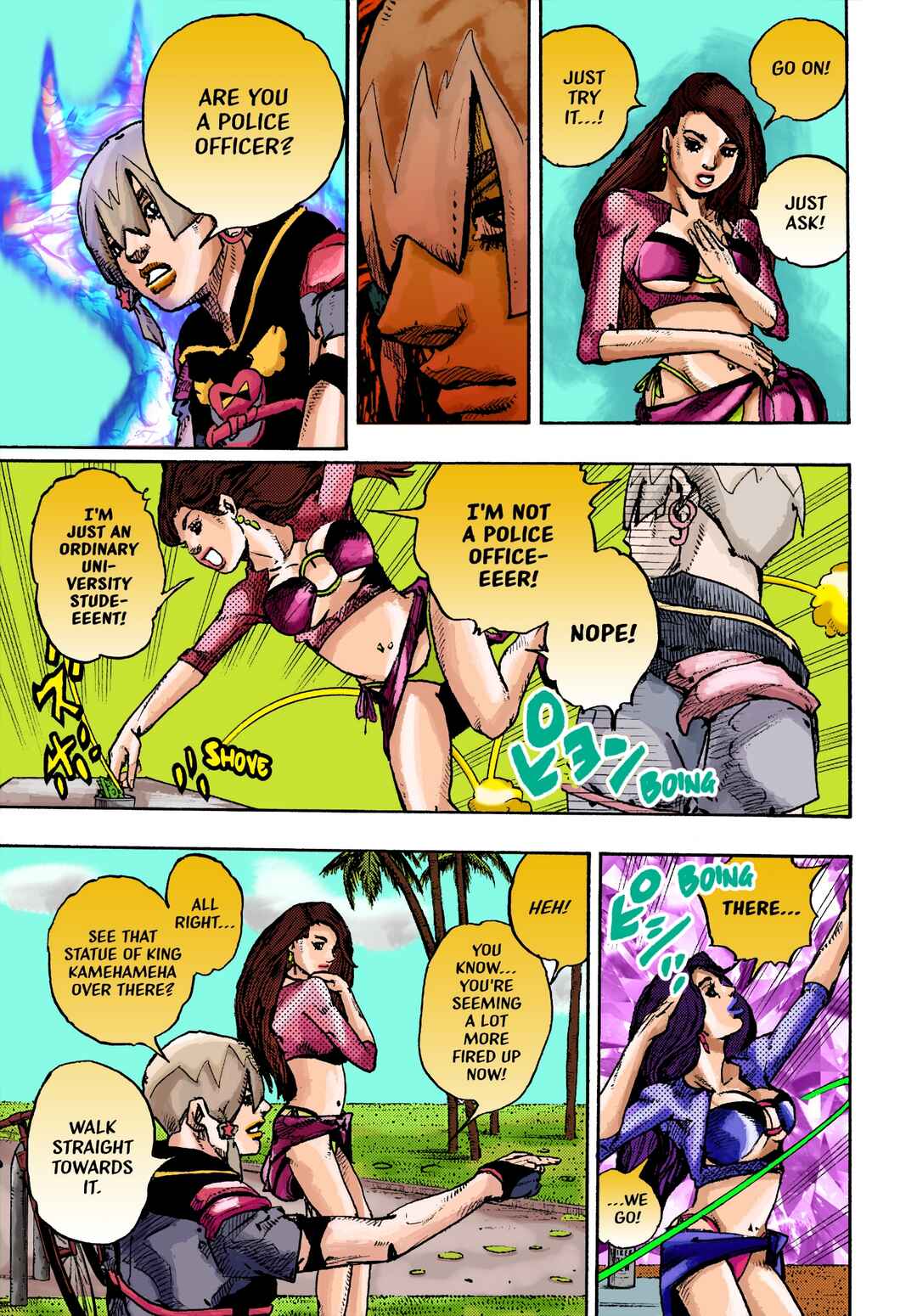 JoJo's Bizarre Adventure Part 9 - The JOJOLands (Fan-Colored) Chapter 2 - Page 9