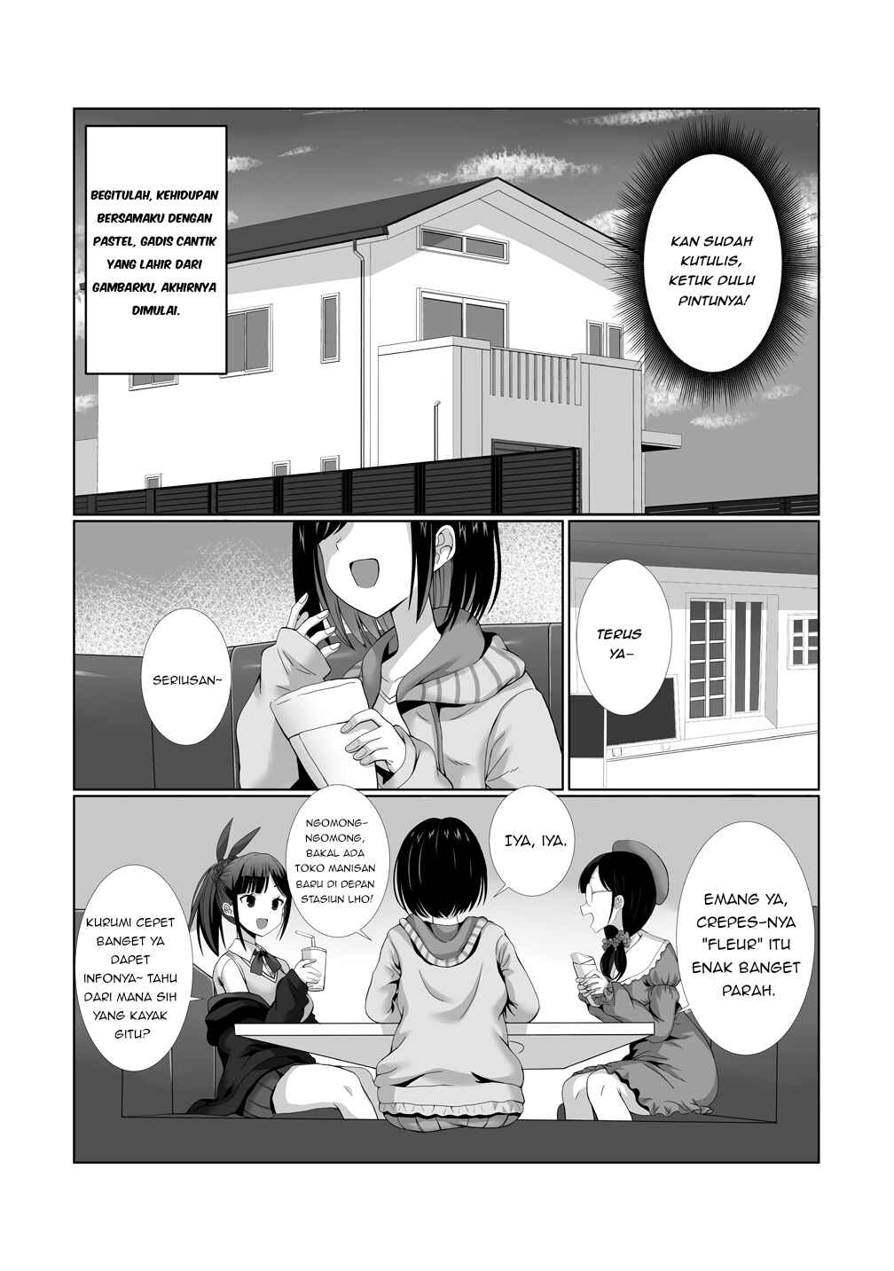 Kaita Mono o Jittaika Suru Nouryoku de Motenai Ore ga Harem Seikatsu Chapter 2 - Page 18