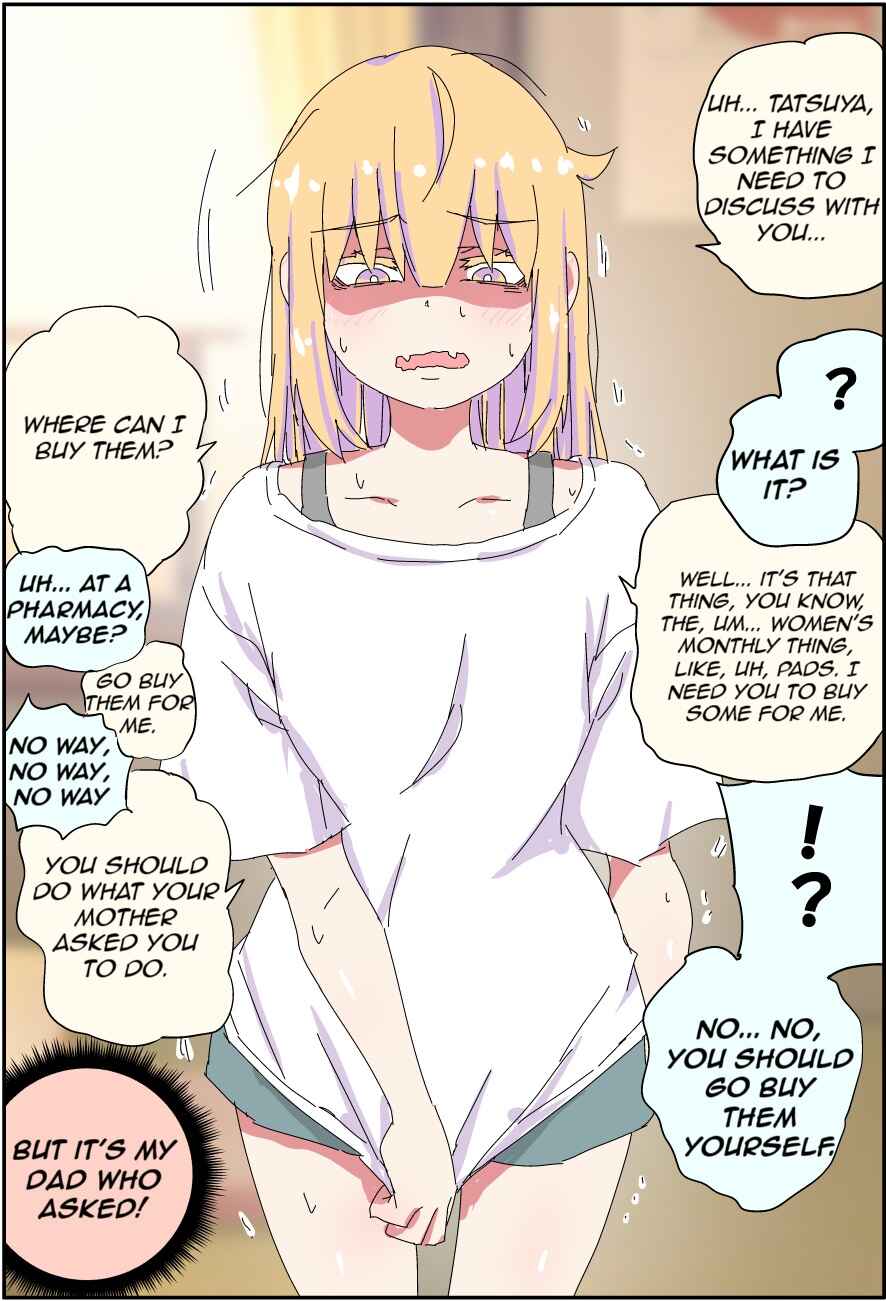Chichioya ga Bishoujo ni Natteshimatte Iroiro Tsurai Chapter 16 - Page 1