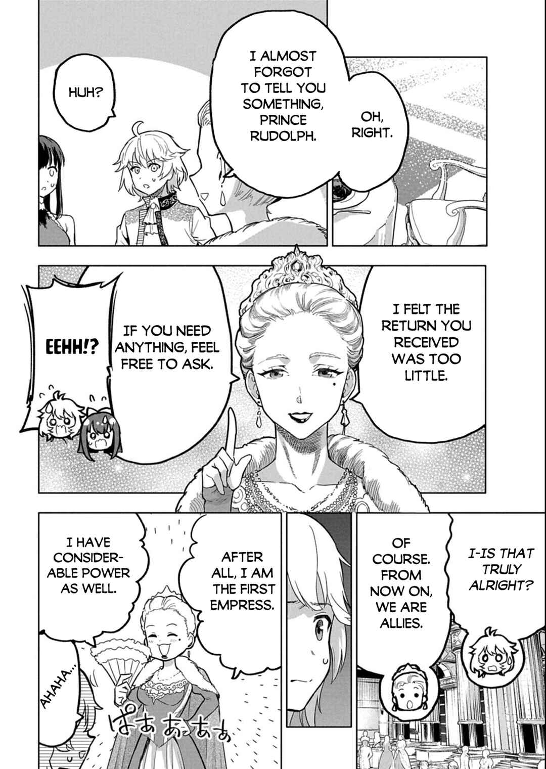 Tada no Murabito no Boku ga, Sanbyakunen-mae no Boukun Ouji ni Tensei Shite Shimaimashita: Zense no Chishiki de Ansatsu Flag o Kaihi Shite, Odayaka ni Ikinokorimasu! Chapter 11.2 - Page 14