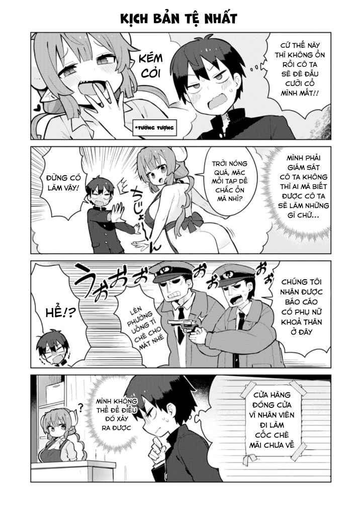 Kobayashi-san Chi no Maid Dragon - Iruru wa Koi toka Wakarimasen! Chapter 1 - Page 7