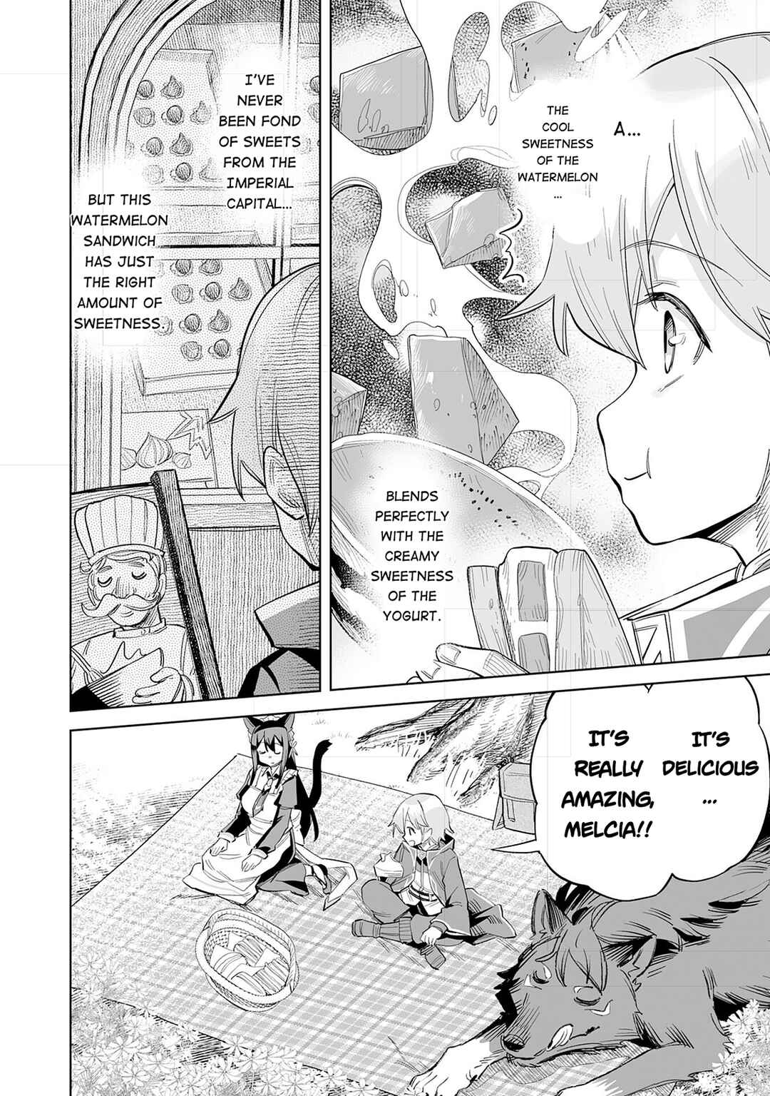 Kaikosareta Kyuutei Renkinjutsushi wa Henkyou de Dai Nouen wo Tsukuriageru ~Sokoku wo Oidasareta kedo, Saikyou Ryouchi de Slow Life wo Ouka suru~ Chapter 12 - Page 27