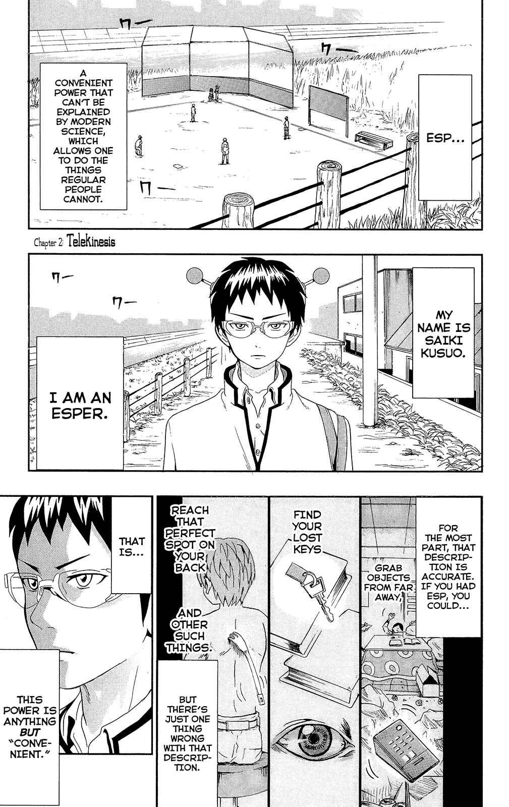 The Disastrous Life of Saiki K. Chapter 0.2 - Page 2