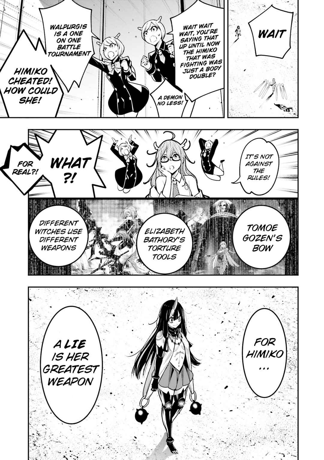 Majo Taisen - 32-nin no Isai no Majo wa Koroshiau Chapter 16 - Page 13