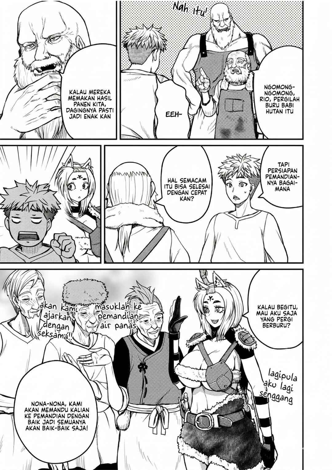 Henkyou no Ofuroya-san, Harem ni Naru ~Yamaoku ni Aru Sabireta Onsen no Kounou ga Cheat Sugite Onna Boukensha ni Daininki na Ken~ Chapter 6 - Page 12