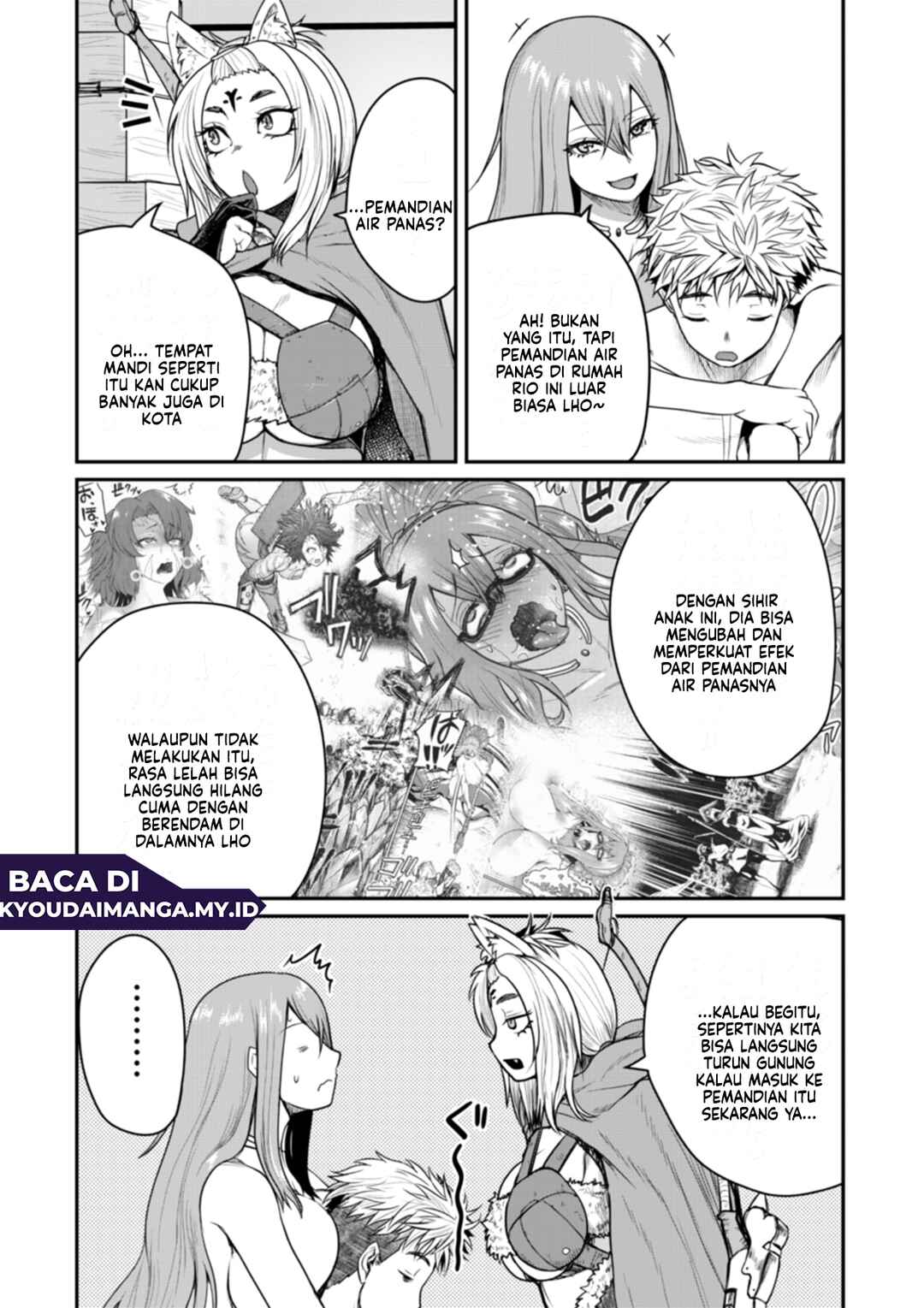Henkyou no Ofuroya-san, Harem ni Naru ~Yamaoku ni Aru Sabireta Onsen no Kounou ga Cheat Sugite Onna Boukensha ni Daininki na Ken~ Chapter 6 - Page 8