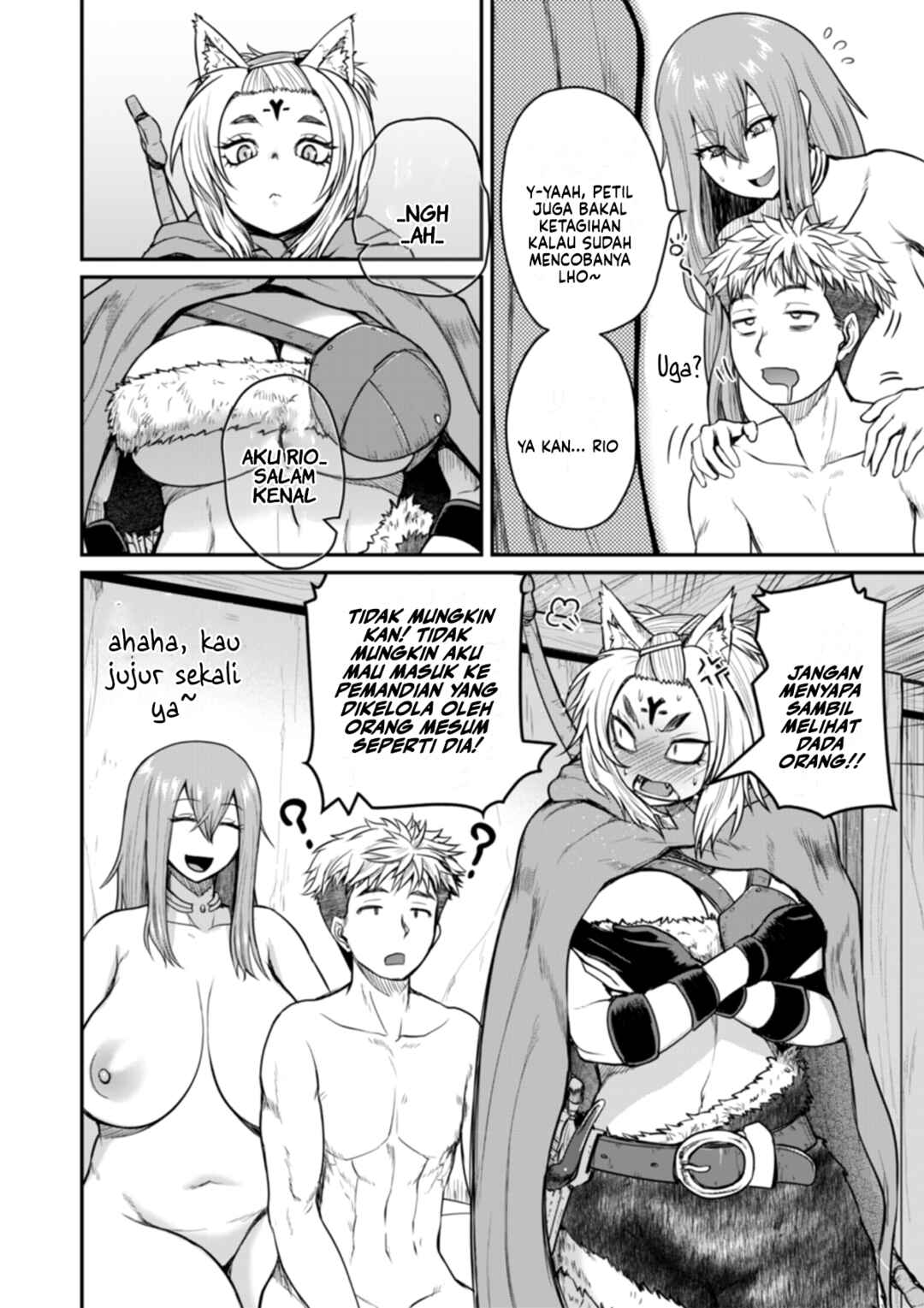Henkyou no Ofuroya-san, Harem ni Naru ~Yamaoku ni Aru Sabireta Onsen no Kounou ga Cheat Sugite Onna Boukensha ni Daininki na Ken~ Chapter 6 - Page 9