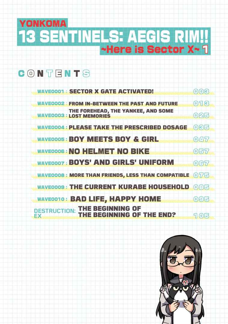 Yonkoma 13 Kihei Bouei-ken!! ~Kochira Sector X~ Chapter 1 - Page 3