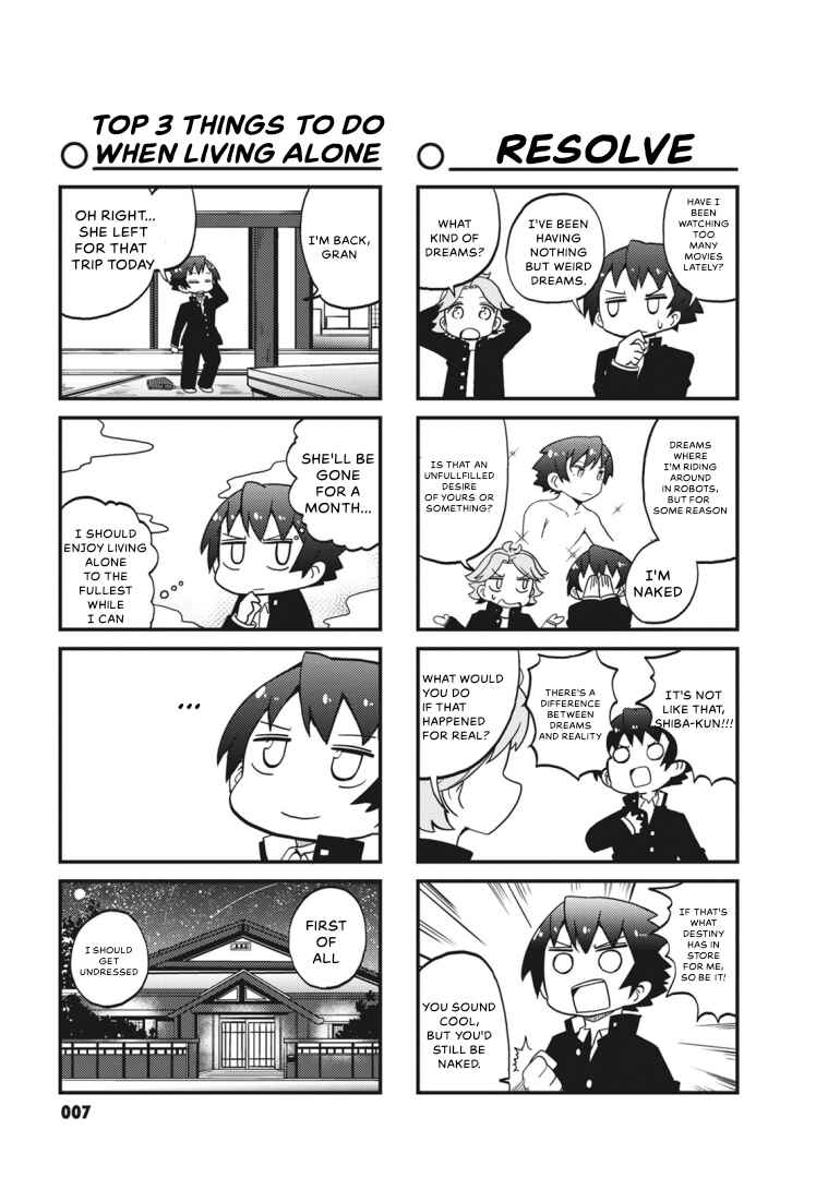 Yonkoma 13 Kihei Bouei-ken!! ~Kochira Sector X~ Chapter 1 - Page 8