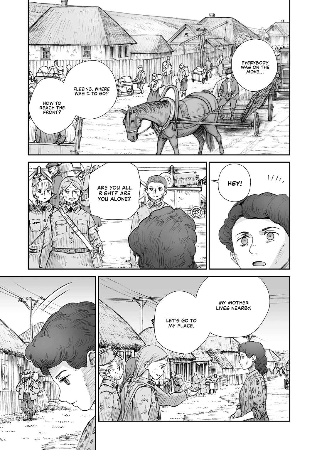 Sensou wa Onna no Kao wo Shiteinai Chapter 32.2 - Page 5