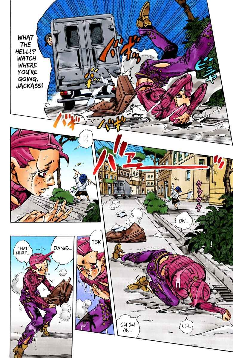 JoJo no Kimyou na Bouken: Part 5 - Ougon no Kaze Color-ban Chapter 102 - Page 5