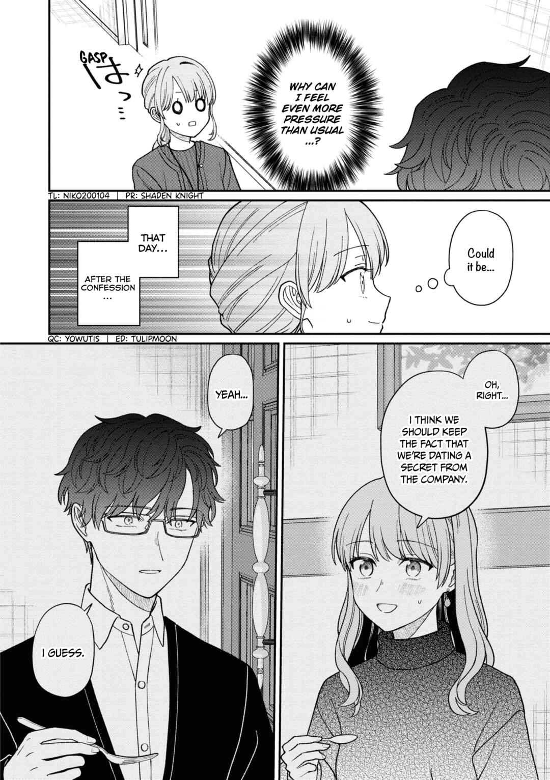 Kuuki ga "Yomeru" Shinnyuu Shain to Buaisou na Senpai Chapter 54 - Page 3