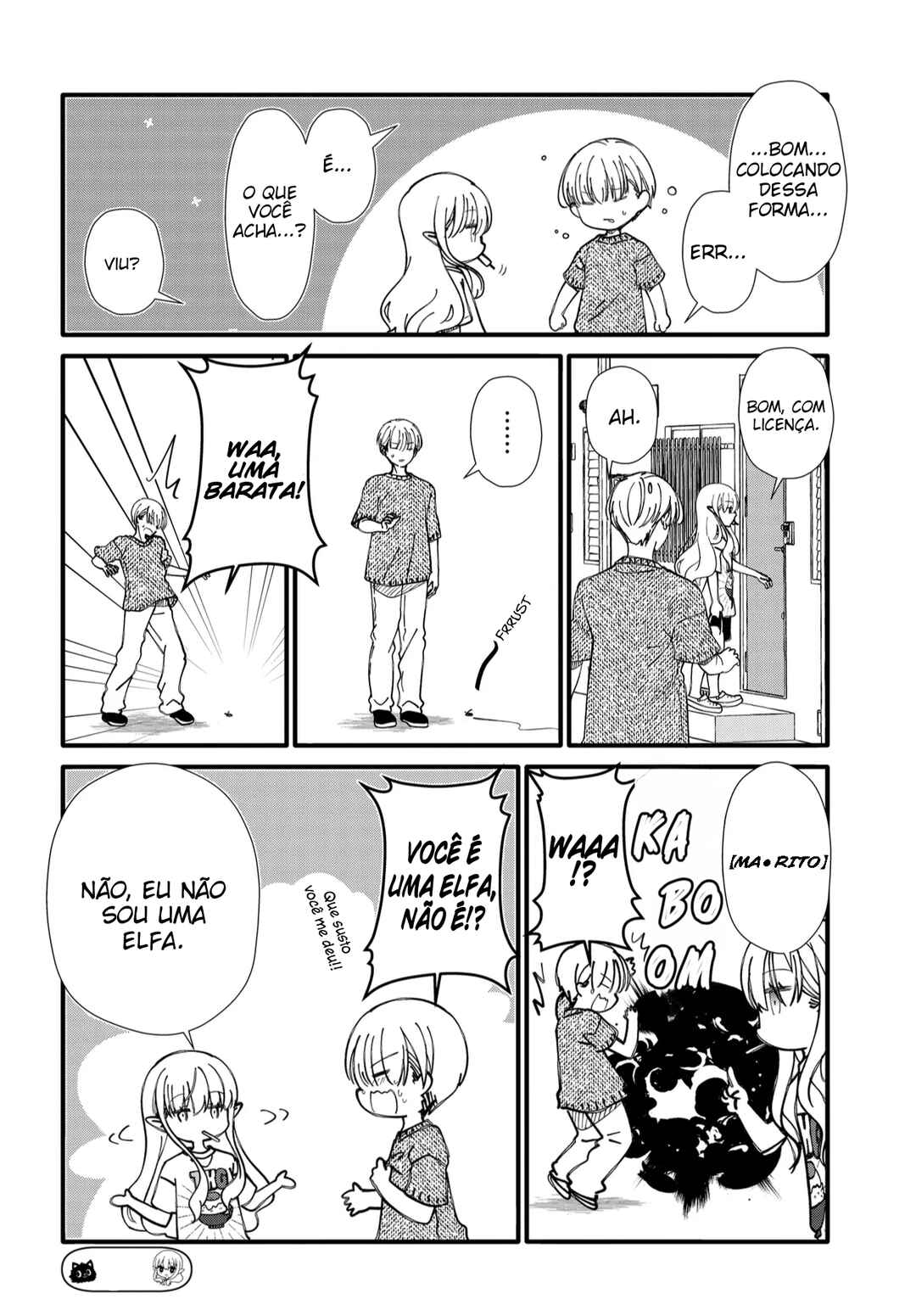 Elf-ppoi Hana-san no Tekitou na Apartment-gurashi Chapter 1 - Page 7