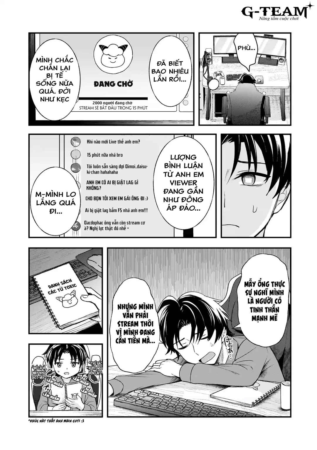 Aorikei Game Haishinsha (20-sai), Haishin no Kiri Wasure ni Yori Ii Hito Bare Suru. Chapter 6.1 - Page 15