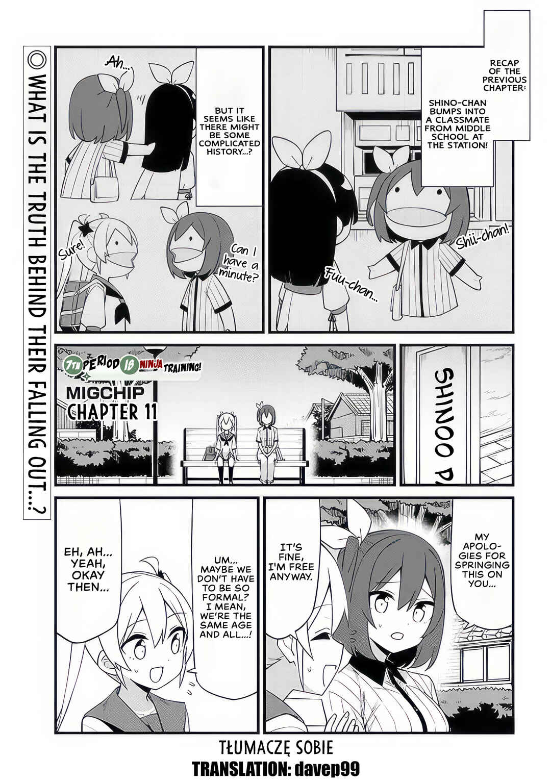 Shichi Genme wa Ninja Shugyou Desu! Chapter 11 - Page 1