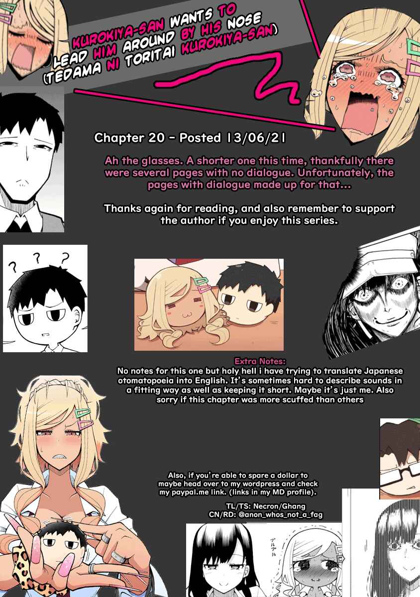 Tedama ni Toritai Kurokiya-san Chapter 20 - Page 17