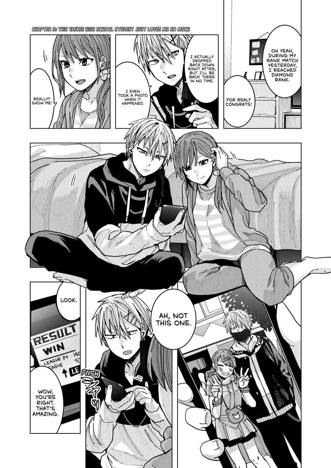 OL ga Geesen de atta Yankii Danshi Koukousei ni Natsukareru Hanashi Chapter 9 - Page 1