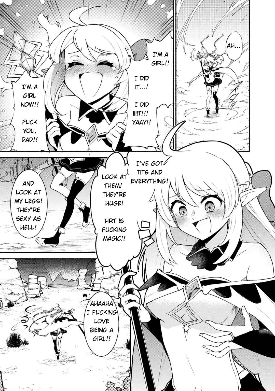Suterare Elf-san wa Sekai de Ichiban Tsuyokute Kawaii! Chapter 1.2 - Page 19