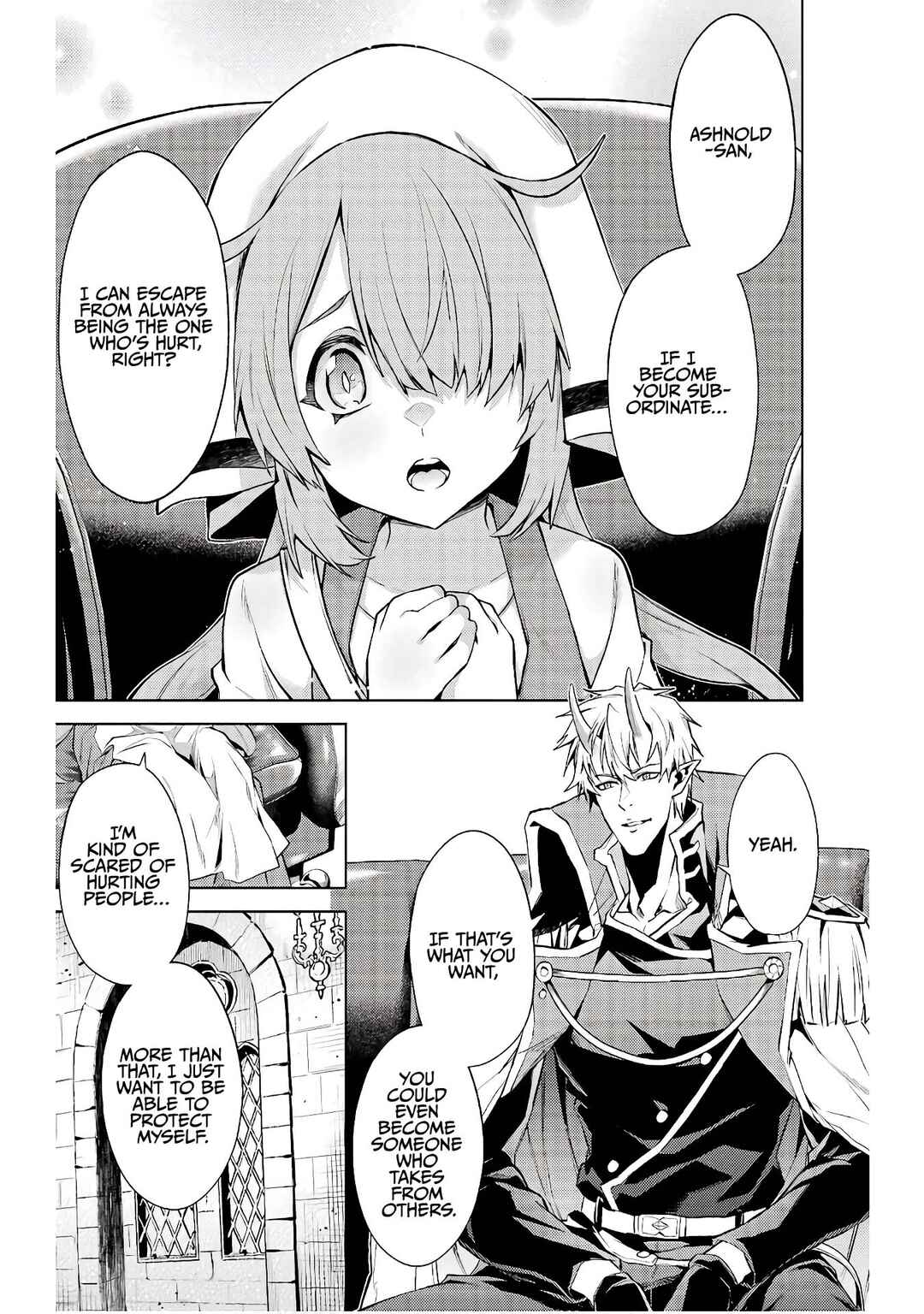 Tensei Shitara Joban de Shinu Chuu-Boss datta - Heroine Kenzokuka de Ikinokoru Chapter 12 - Page 54