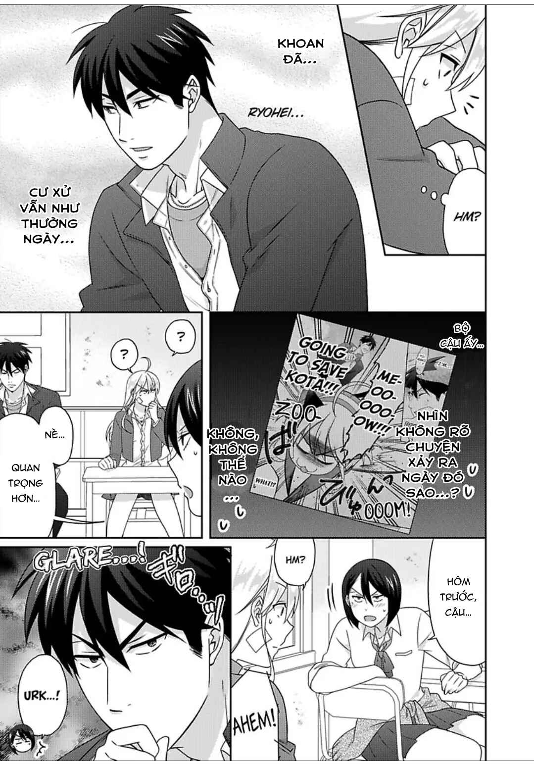 Nyotaika Yankee Gakuen ☆ Ore no Hajimete, Nerawaretemasu. Chapter 48 - Page 11