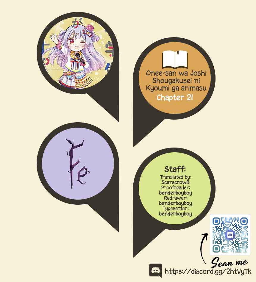 Onee-san wa Joshi Shougakusei ni Kyoumi ga arimasu Chapter 21 - Page 1
