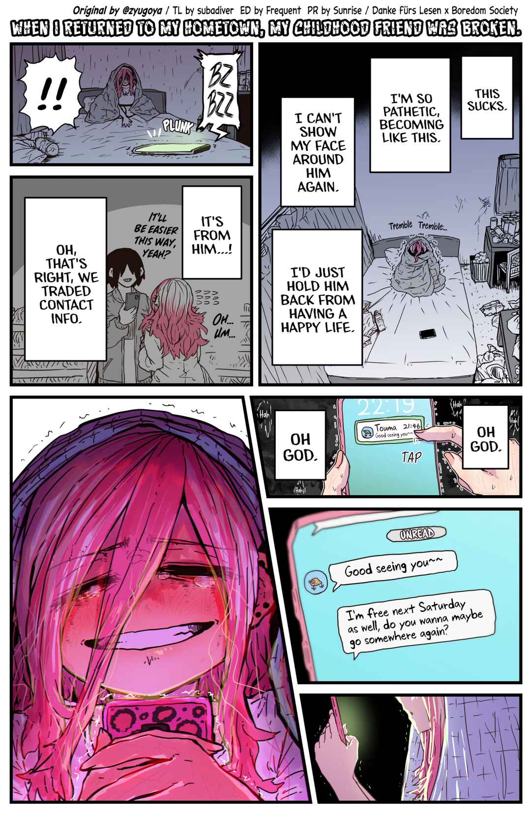 Jimoto ni Kaettekitara Osananajimi ga Kowareteta Chapter 10 - Page 1