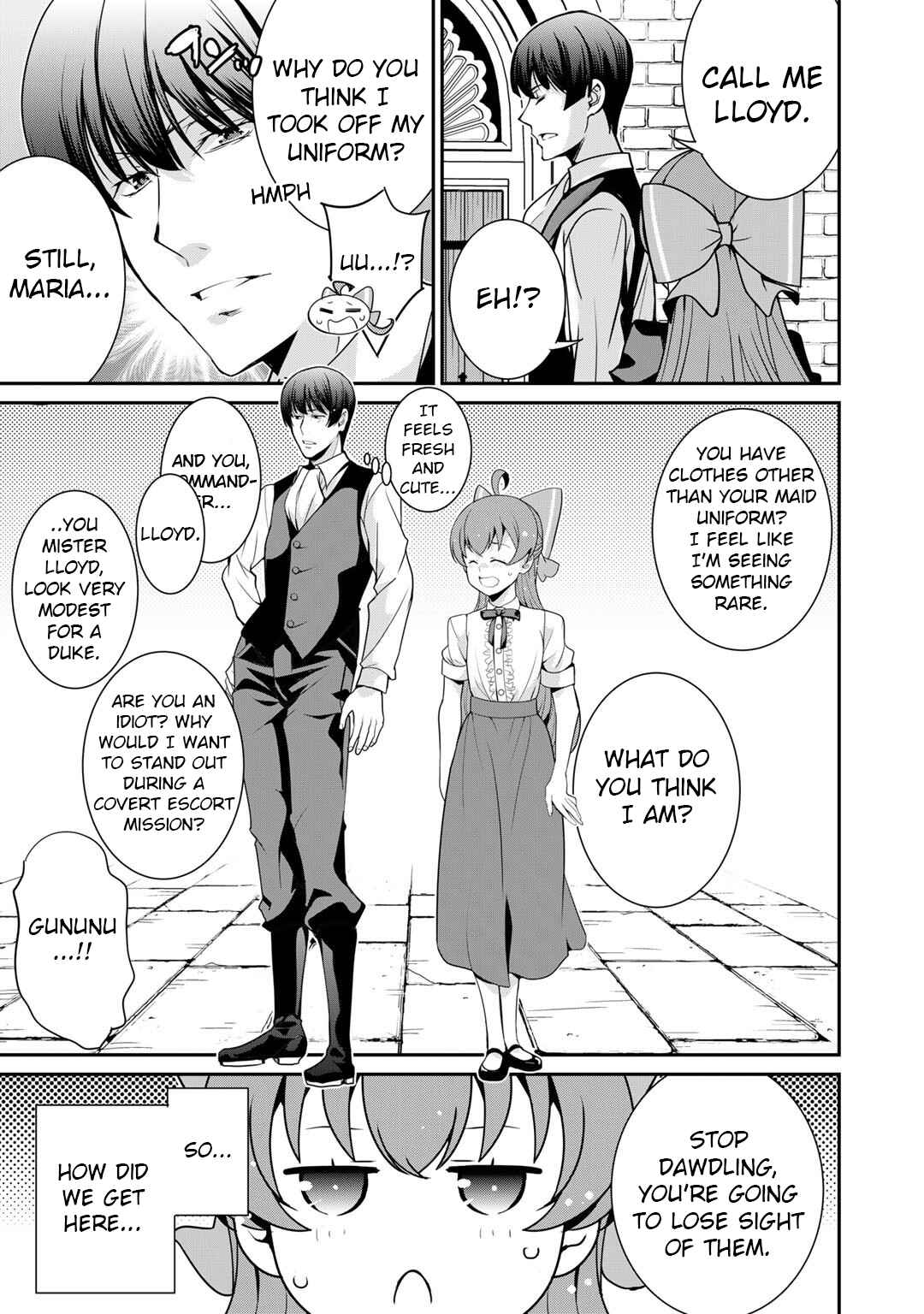 Saikyou no Kurokishi ♂, Sentou Maid ♀ ni Tenshoku Shimashita Chapter 46 - Page 4
