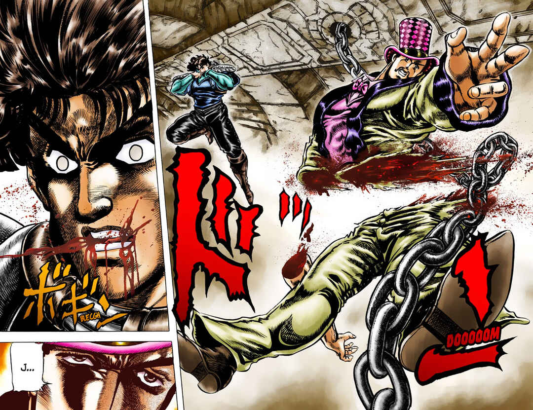 JoJo no Kimyou na Bouken: Part 1 - Phantom Blood Color-ban Chapter 34 - Page 14