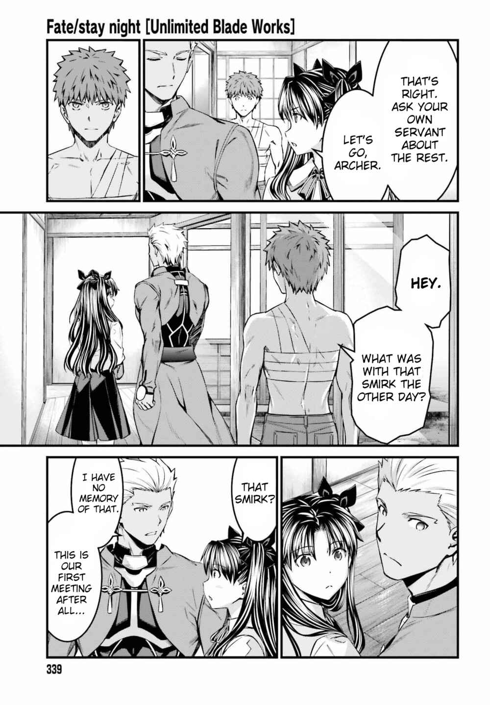 Fate/stay night [Unlimited Blade Works] Chapter 8.1 - Page 10